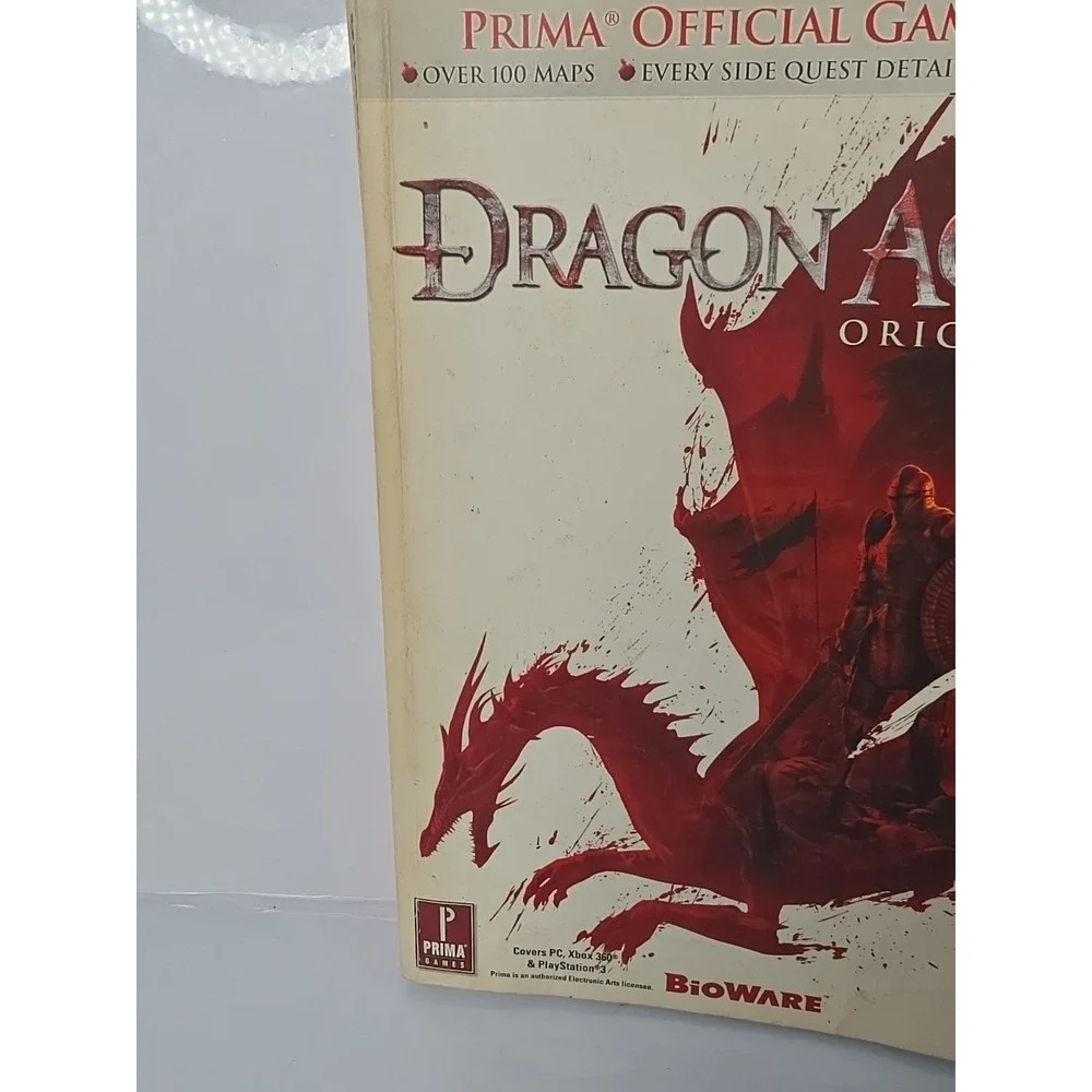 Dragon Age Origins Official Prima Game Guide Book Xbox 360 PS3 PC 2009‎